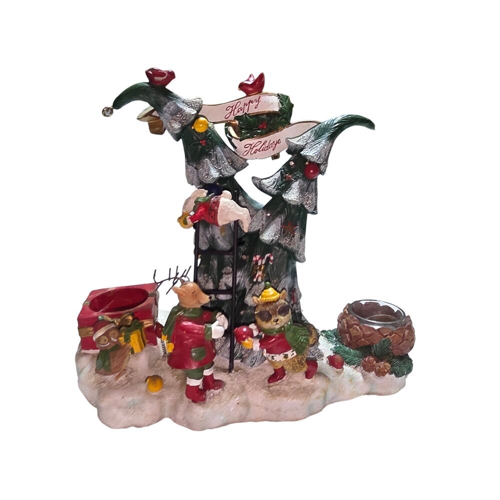 RETIRED YANKEE CANDLE MAGICAL WOODLAND CANDLE HOLDER